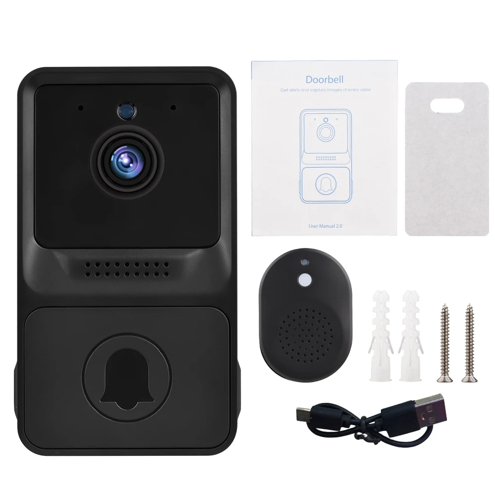 HD-High-Resolution-Visual-Smart-Security-Doorbell-Camera-Wireless-Video-Doorbell