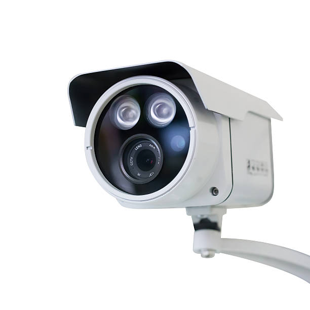  security camera on white background